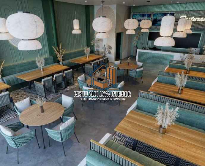 nterior Cafe Ruko Minimalis
