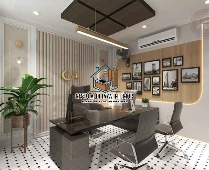 Desain Ruang Kantor 3x3