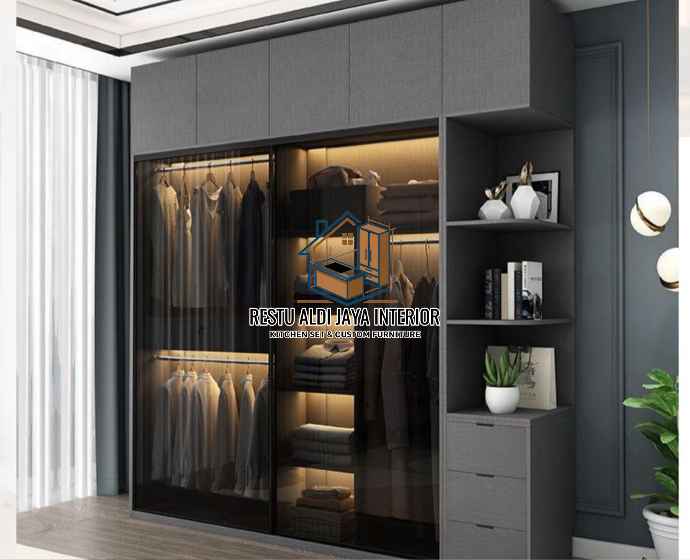 Lemari PVC Custom Minimalis Anti Rayap