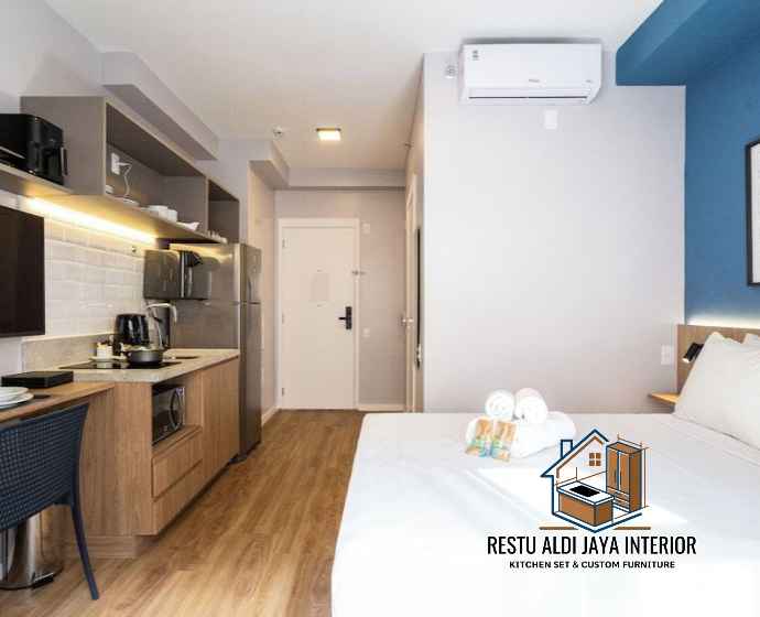 Interior Apartemen Studio 21m2