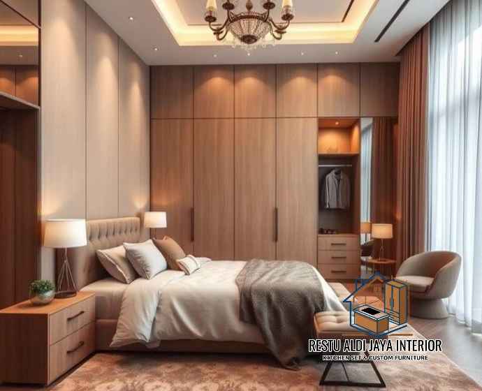 Jasa buat lemari tanam apartemen studio bsd Tangerang
