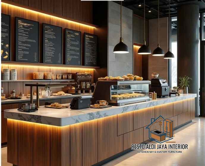 Meja Kasir Restoran Custom