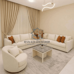 Custom sofa minimalis Bogor jahit rapi premium
