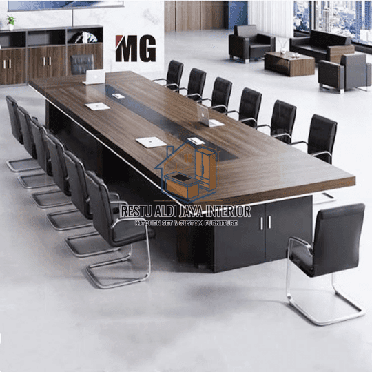 Custom Meja Rapat Tangerang Anti Gores Paling Laris