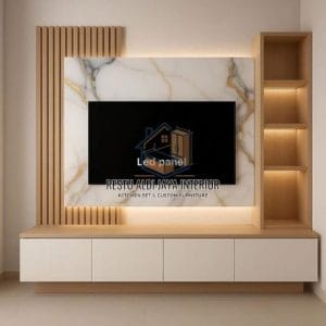 Custom Backdrop TV Bekasi Timur Klasik Bebas Biaya Kirim