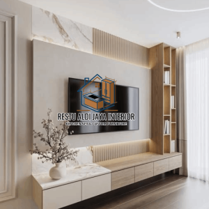 Backdrop tv minimalis