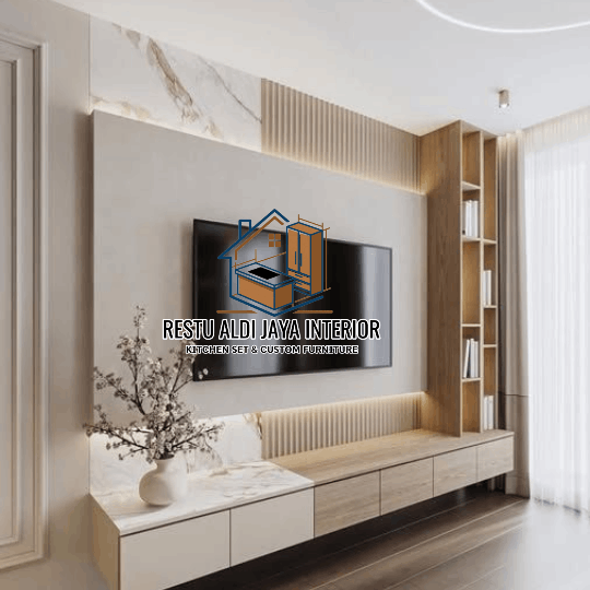 Backdrop tv minimalis