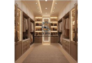Vendor Lemari Pakaian Bekasi Model Walk In Closet Mewah