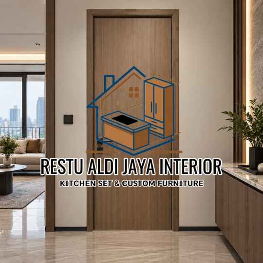 Pintu Hpl Minimalis Bekasi Engsel Hidden Estetik