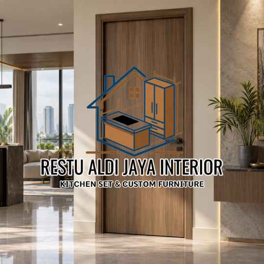 Pintu Hpl Minimalis Bekasi Engsel Hidden Estetik